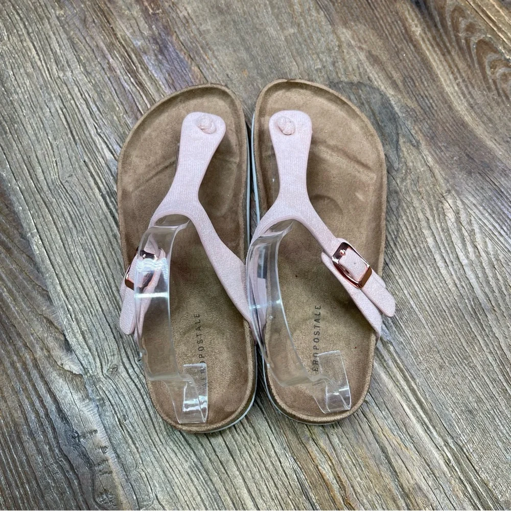 New ~. AÉROPOSTALE T-Strap Cork Sandal Size 9